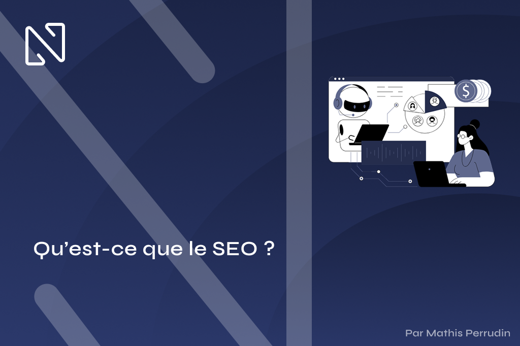 Illustration symbolique représentant le SEO et l’optimisation pour les moteurs de recherche