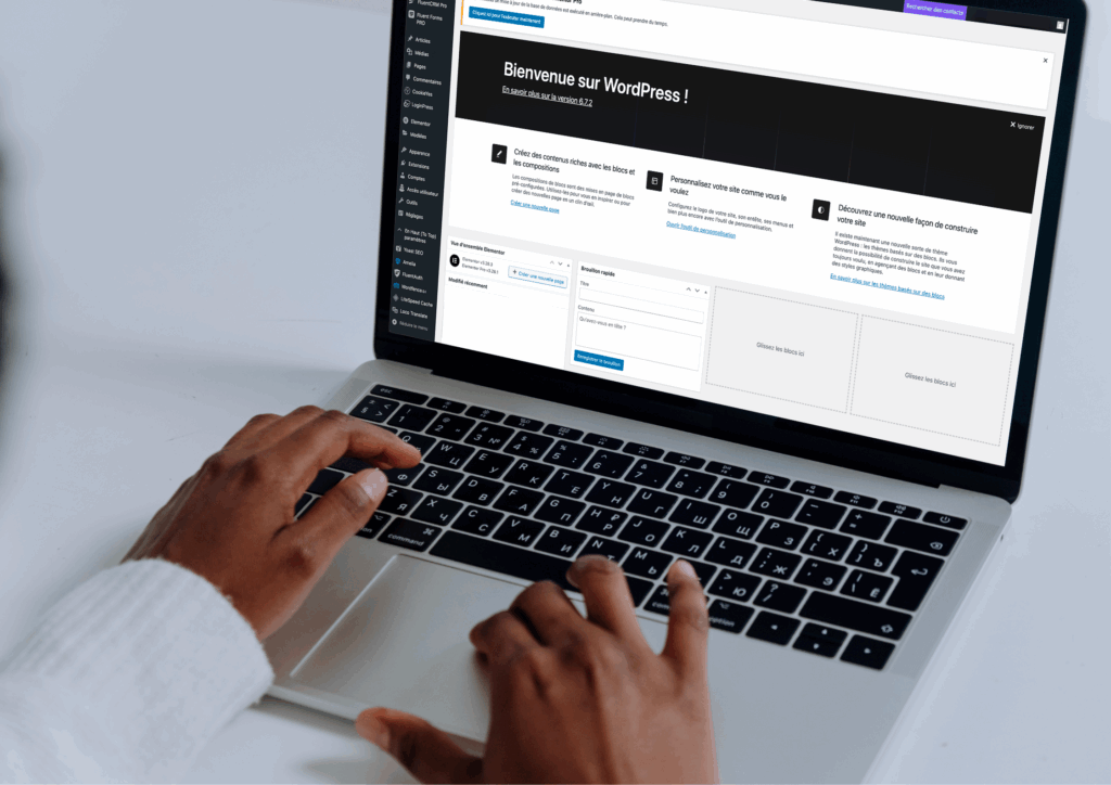 Client utilisant son site WordPress sur mesure conçu par Neuzian