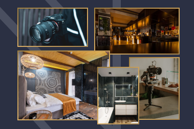 Shooting photo professionnel dans un hôtel pour une communication visuelle percutante